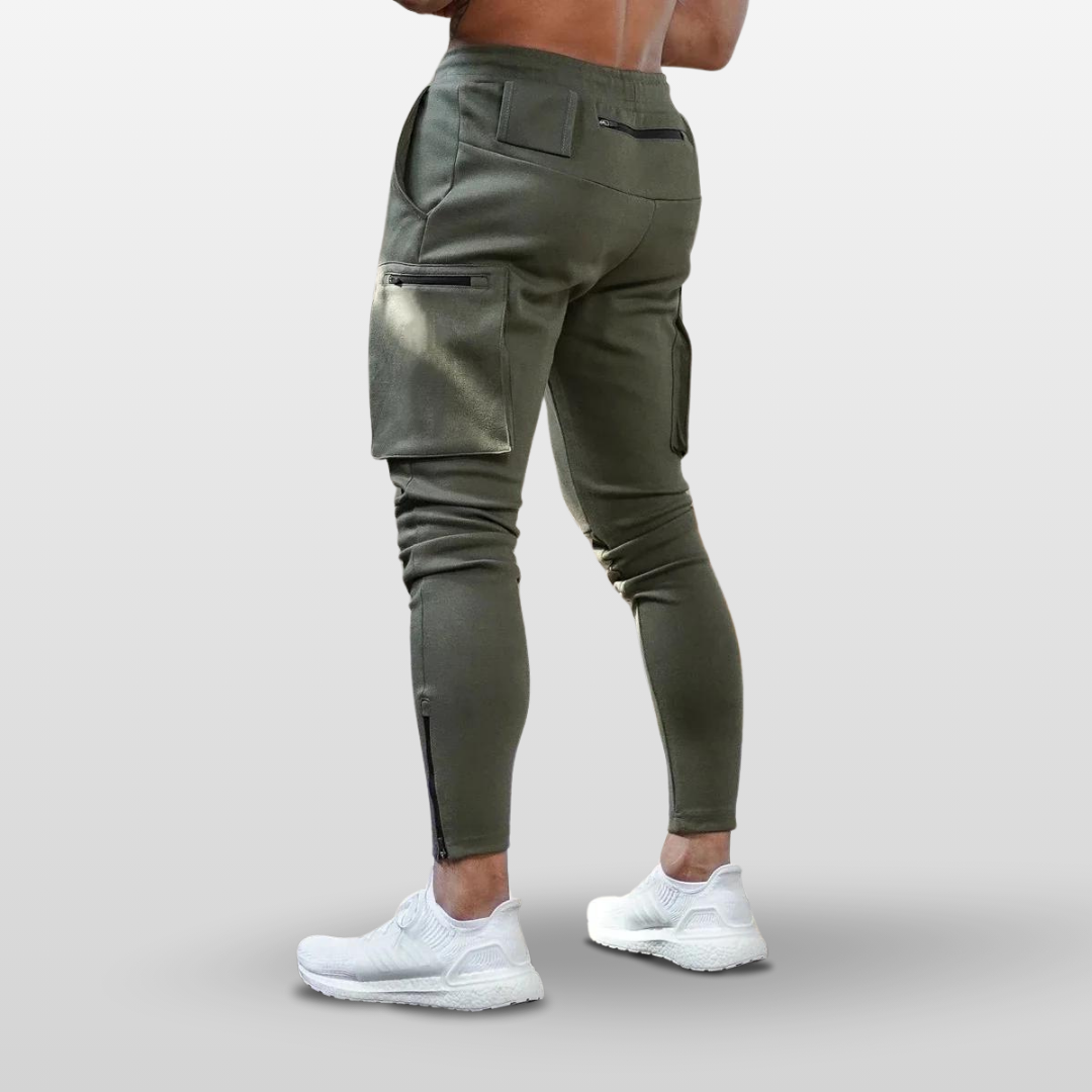 SLIM FIT CARGO SWEATPANTS