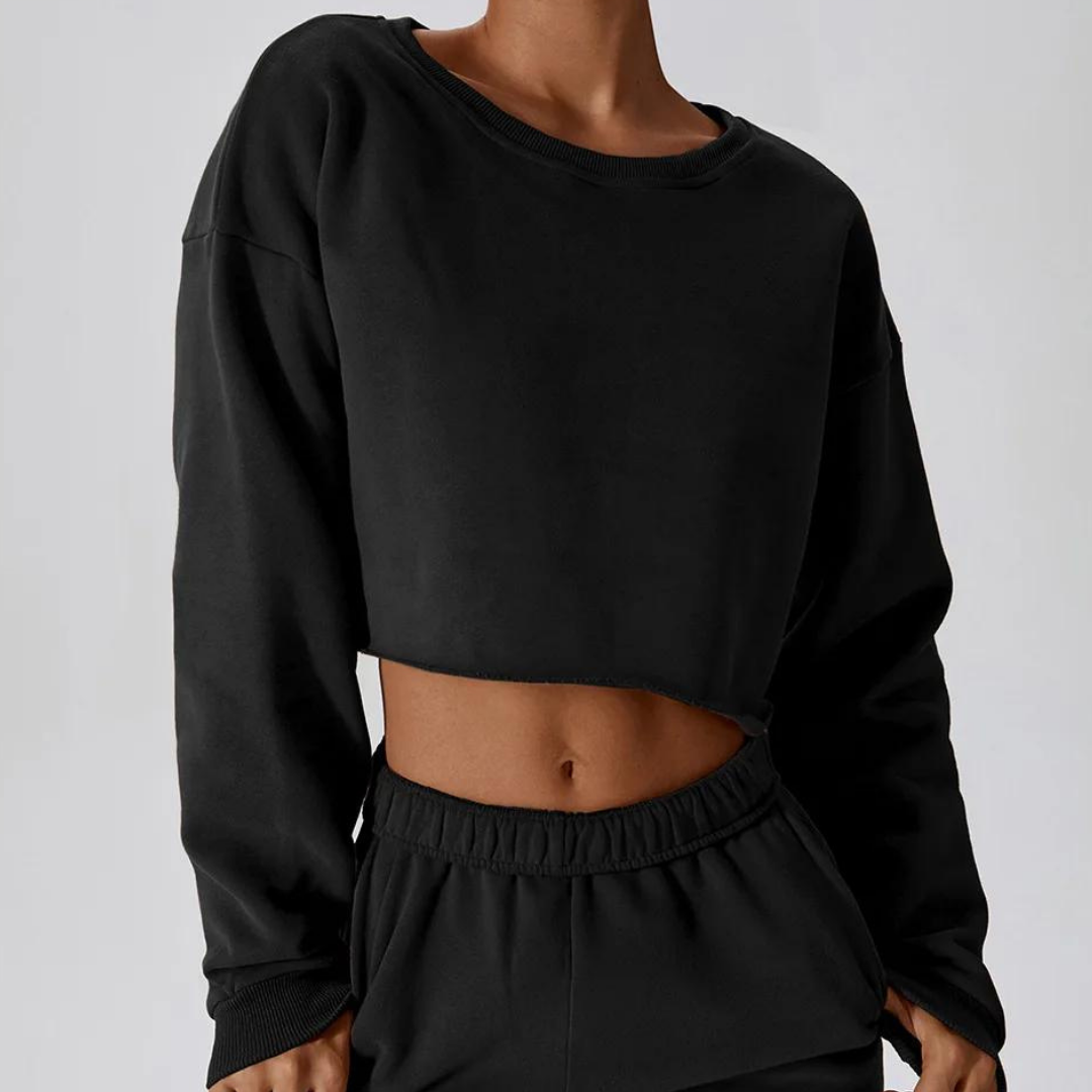 KIRA CROPPED LONG SLEEVE