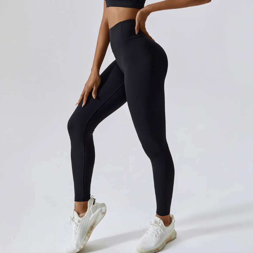 Leticia Leggings - Premium Nylon/Spandex broadcloth leggings with a high-waisted design and medium compression waistband for ultimate flexibility, comfort, and enhanced performance.