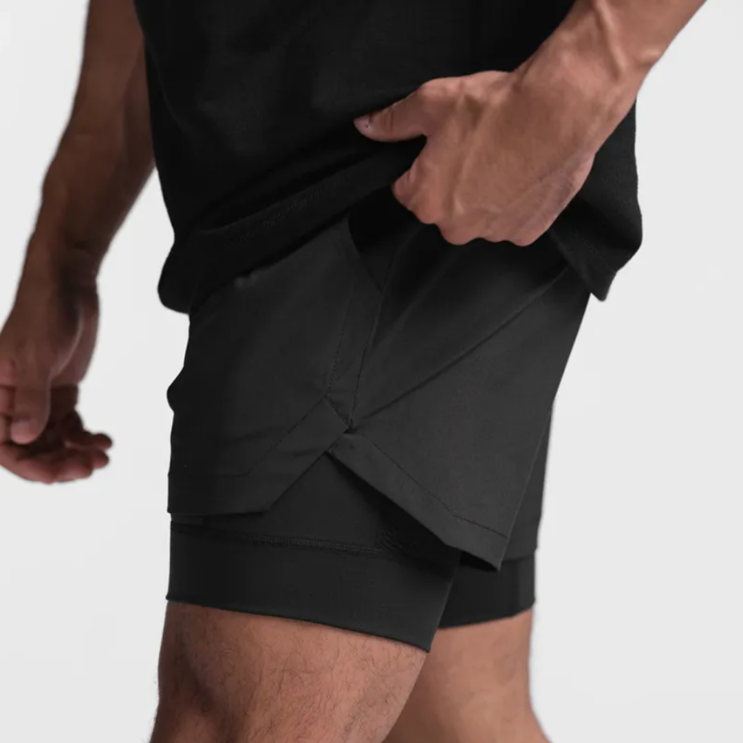 Empire Men's Shorts: Experience the perfect fusion of style and functionality with quick-dry technology, a double-layer design, and functional pockets. Quick dry efficiency for optimal comfort during workouts and outdoor activities. Double layer design for enhanced support and relaxed style. Functional pockets for on-the-go convenience. Elevate your activewear collection with Empire Men's Shorts – where practicality seamlessly meets fashion.