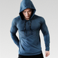 Advance Slim Fit Hoodie – Lightweight polyester fabric with stretch for comfort. Quick-dry material ensures freshness during intense workouts. Flattering slim fit design with drawstring hood for a stylish and functional gym essential. Upgrade your gym wardrobe with comfort and style.