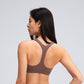 Amber Sports Bra – Ultimate comfort and style. Nylon/spandex blend for a buttery soft feel on your skin. Removable padding for customizable support. Durable material for tough workouts, made to withstand wash after wash. Stay cool and comfortable with the breathable design. Say goodbye to ill-fitting and chafing sports bras.