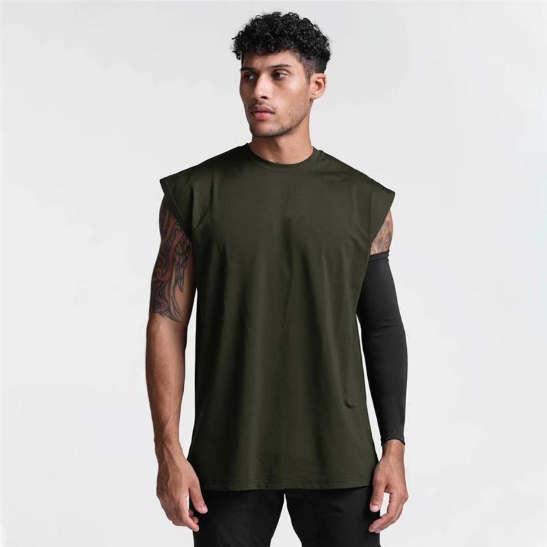 THE WYATT SLEEVELESS SHIRT