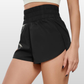 SIERRA CURVED HEM GYM SHORTS