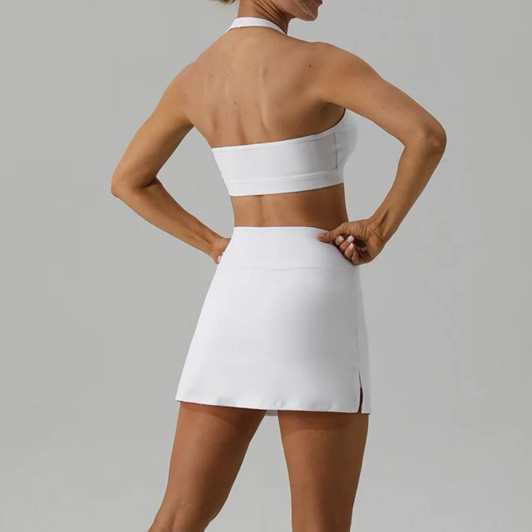 LUCINDA HALTER & SKORT SET