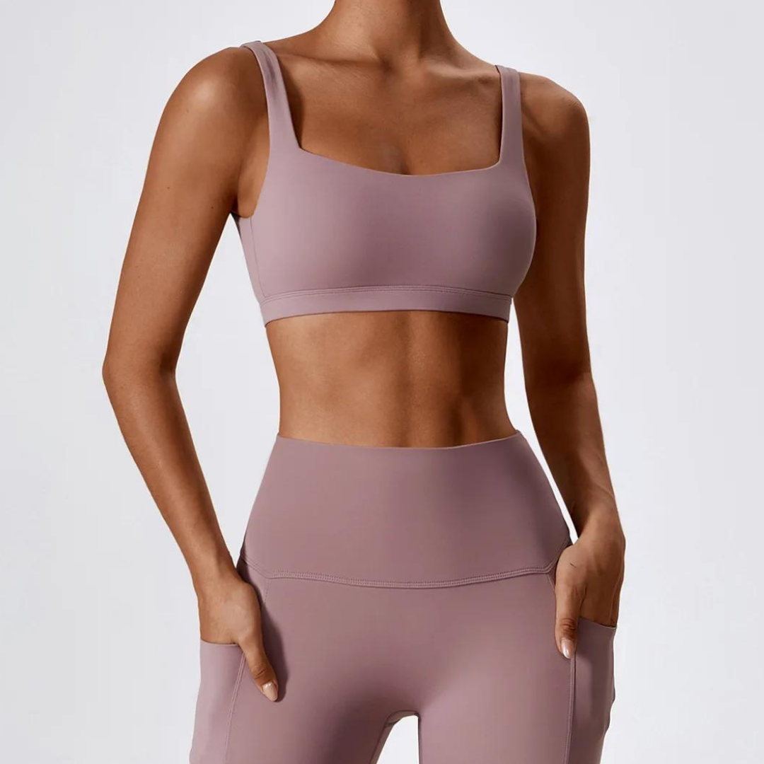 SOFIA SQUARE NECK SPORTS BRA