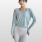 DELILAH LONG SLEEVE YOGA SHIRT