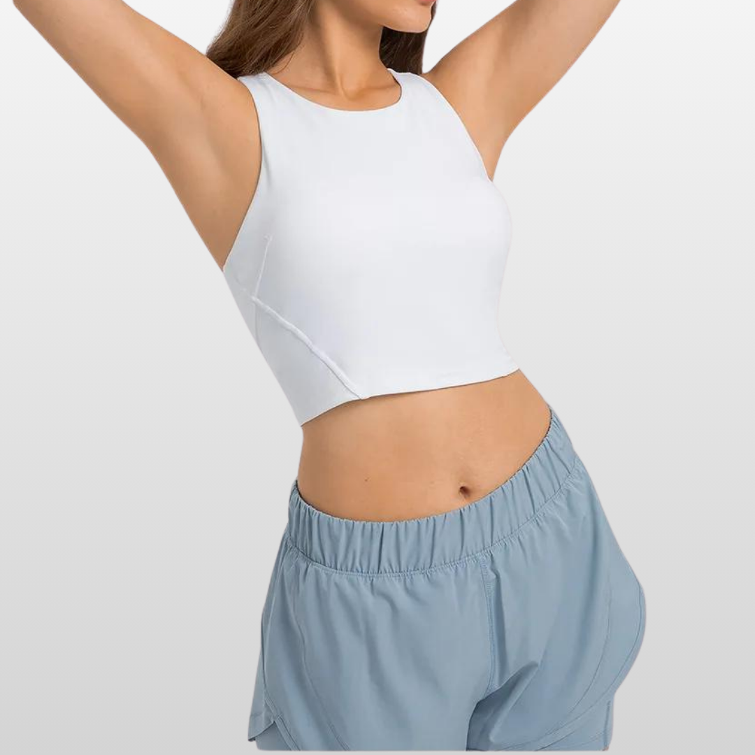 VENICE CROPPED YOGA SINGLET