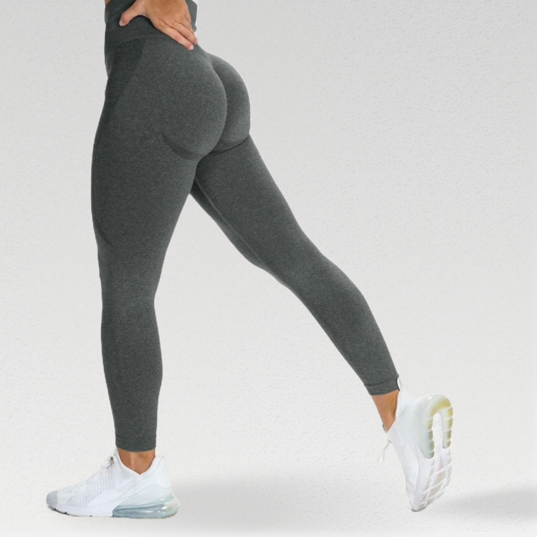 Serenity Leggings - Seamless, high-waisted comfort with a stylish touch for confident and unrestricted workouts.