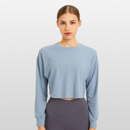 LUNA CROPPED SWEATSHIRT