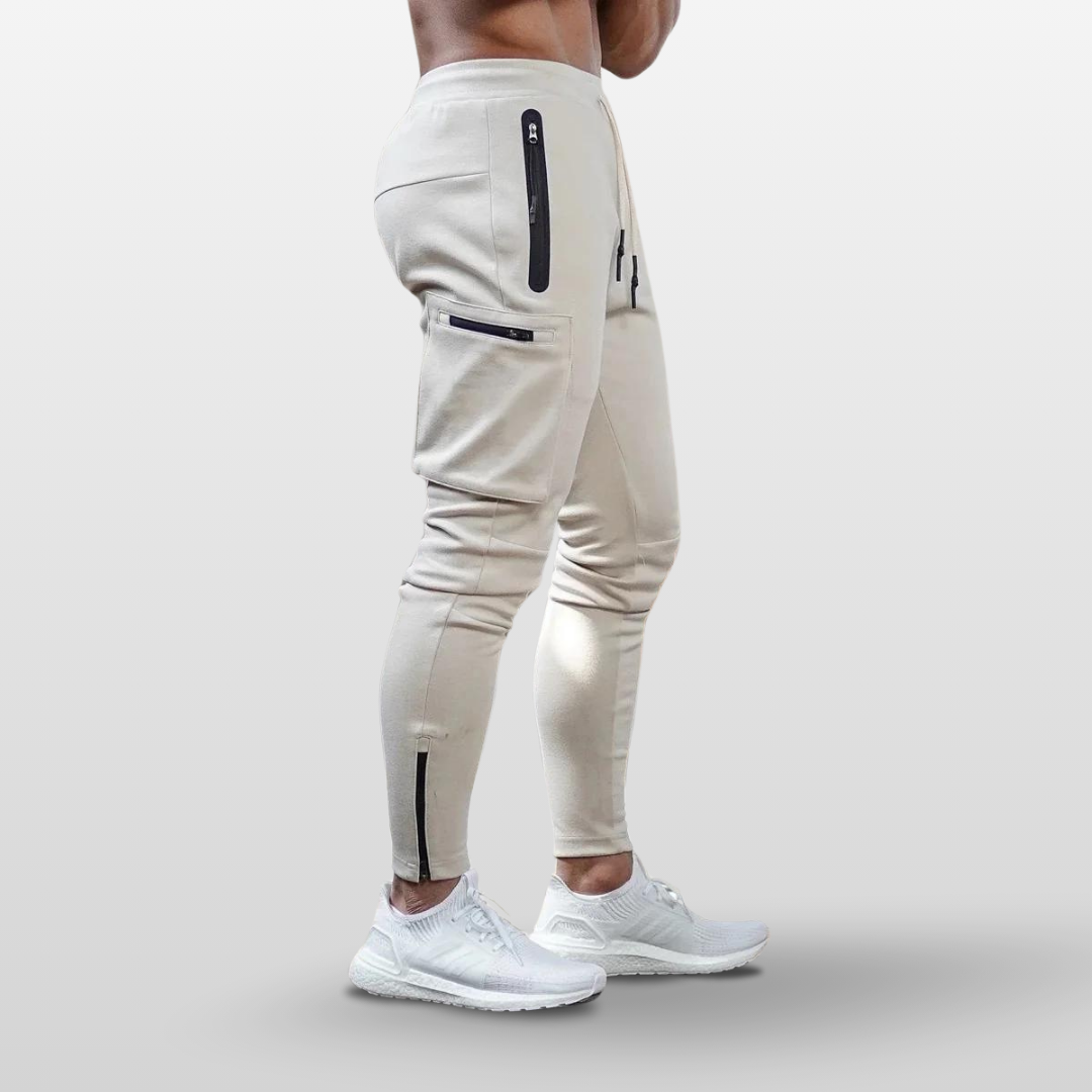 SLIM FIT CARGO SWEATPANTS