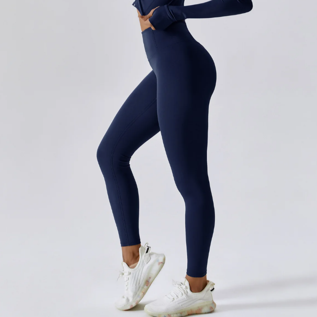 Leticia Leggings - Premium Nylon/Spandex broadcloth leggings with a high-waisted design and medium compression waistband for ultimate flexibility, comfort, and enhanced performance.