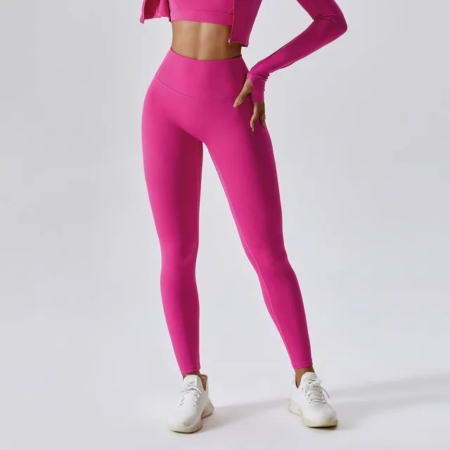 Leticia Leggings - Premium Nylon/Spandex broadcloth leggings with a high-waisted design and medium compression waistband for ultimate flexibility, comfort, and enhanced performance.