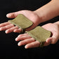 Microfiber Weightlifting Hand Protectors - A game-changer for deadlifting and weightlifting. Made from double-layered microfiber material with an open finger design to reduce sweating and slipping. Protects hands from tearing during lifts. One size fits all. Elevate your weightlifting experience with these hand protectors.