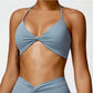 THE HEIDI HALTER NECK SPORTS BRA