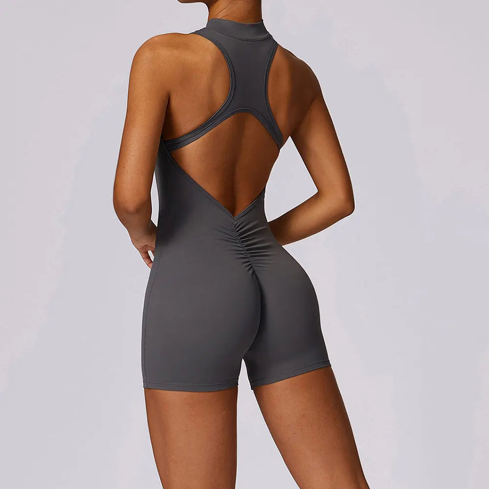 GAIA ZIP UP JUMPSUIT